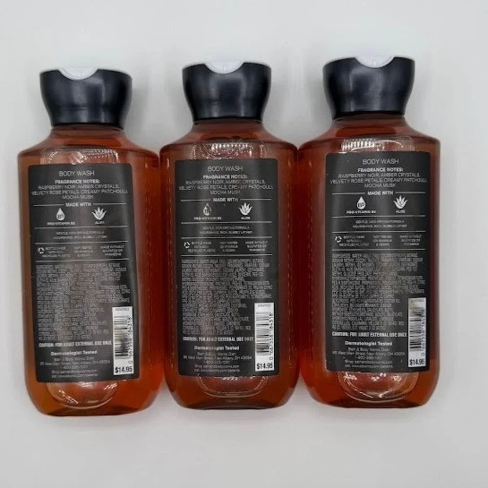 Bath & Body Works Into The Night Body Wash Set of 3, 10oz Brand New